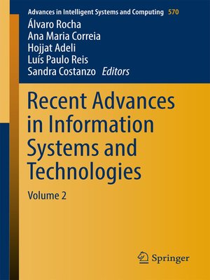 cover image of Recent Advances in Information Systems and Technologies